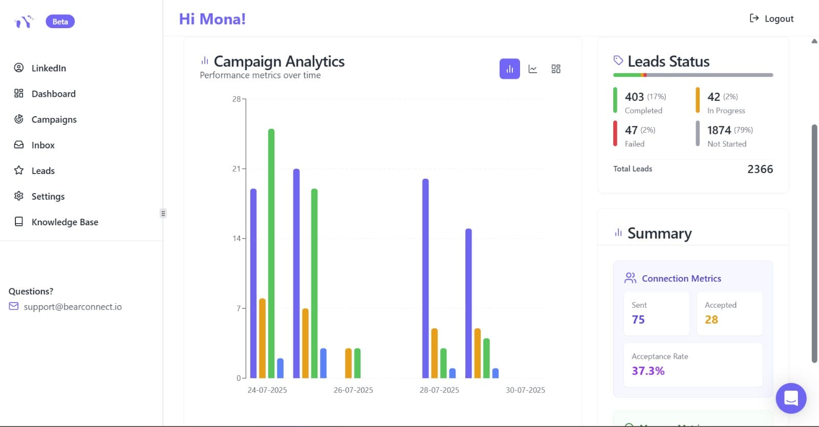 Bearconnect screenshot 2