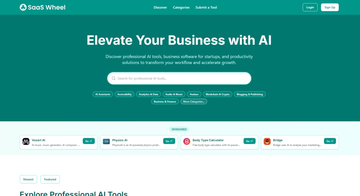 SaaS Wheel screenshot 1