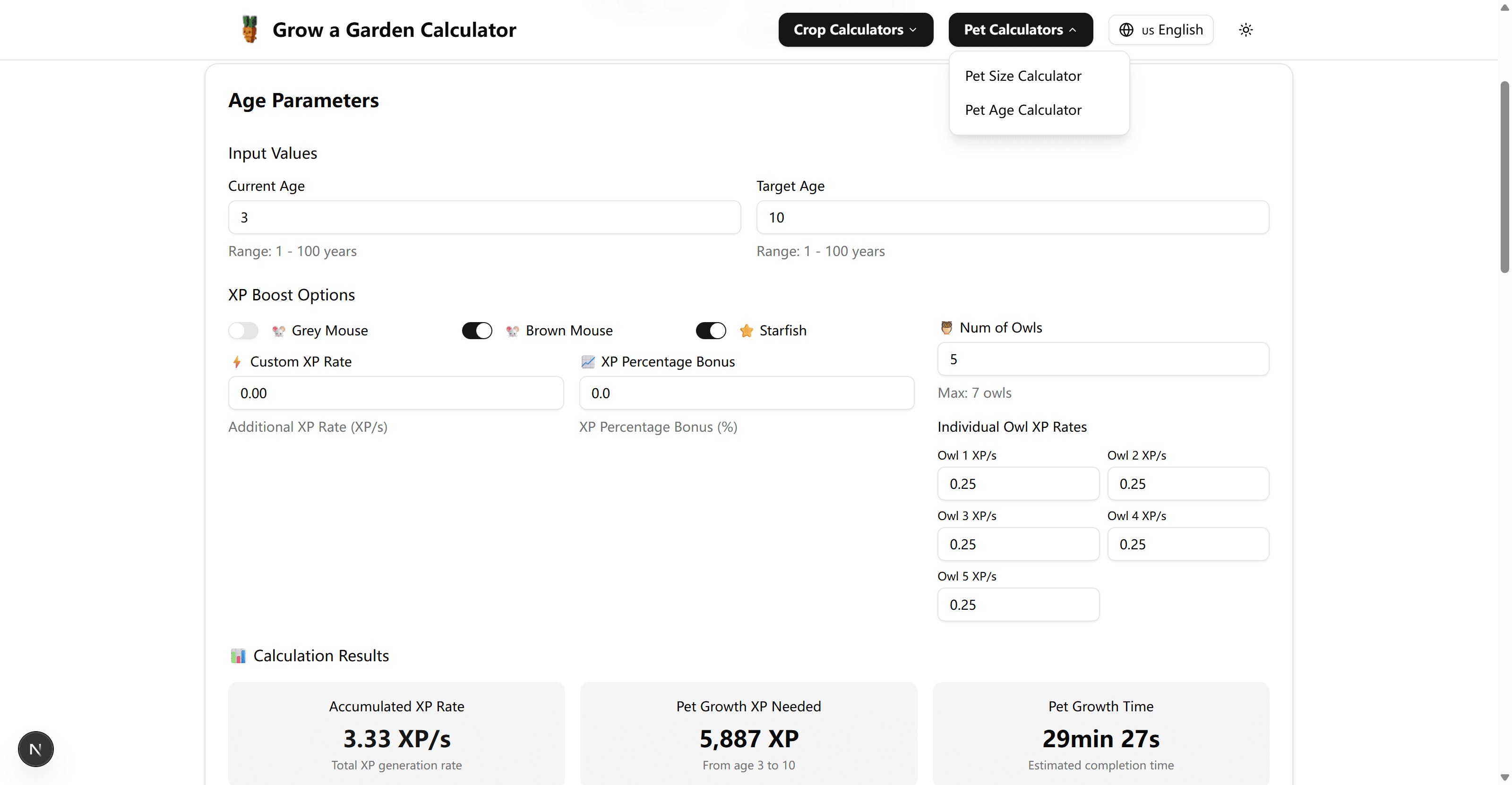 Grow a Garden Calculator new screenshot 3