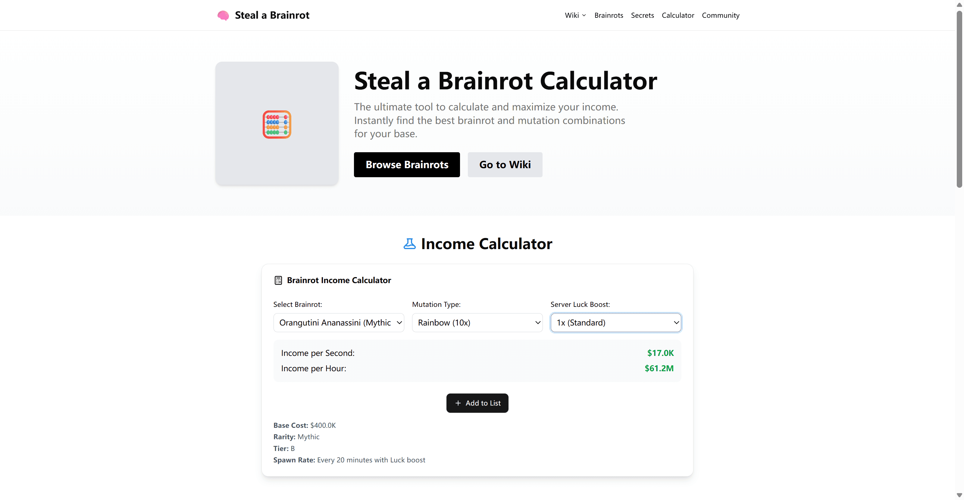 Steal a Brainrot Fan screenshot 4
