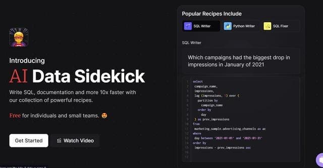 AI Data Sidekick screenshot 1