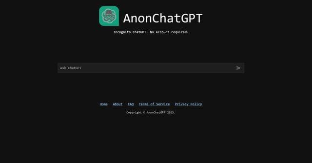 Anonymous Chat screenshot 1