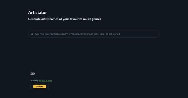 Artistator screenshot 1