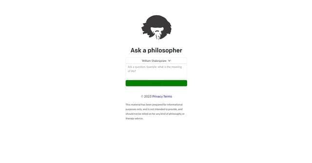 Ask a Philosopher screenshot 1