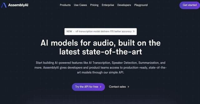 AssemblyAI screenshot 1