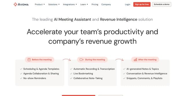 Avoma screenshot 1