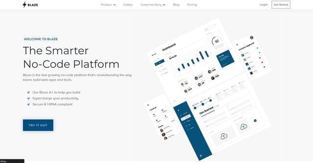 Blaze.tech screenshot 1