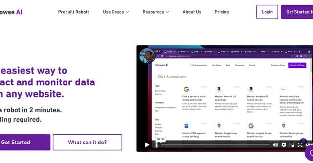 Browse AI screenshot 1