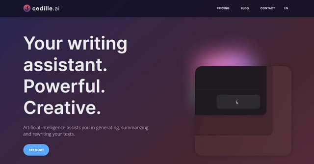 Cedille.ai screenshot 1