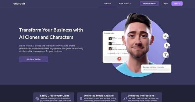 AI Twin Platform screenshot 1