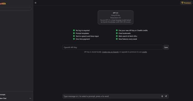 Chat Interface screenshot 1