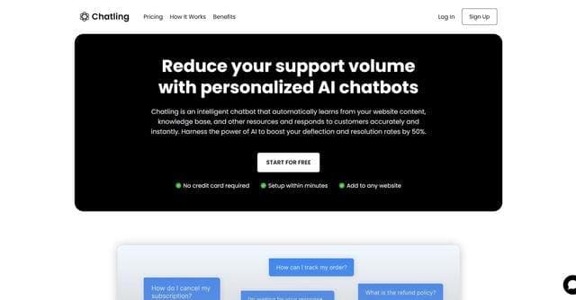 Chatling Chatbot screenshot 1