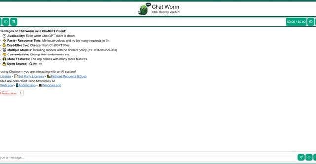Chat Assistant screenshot 1