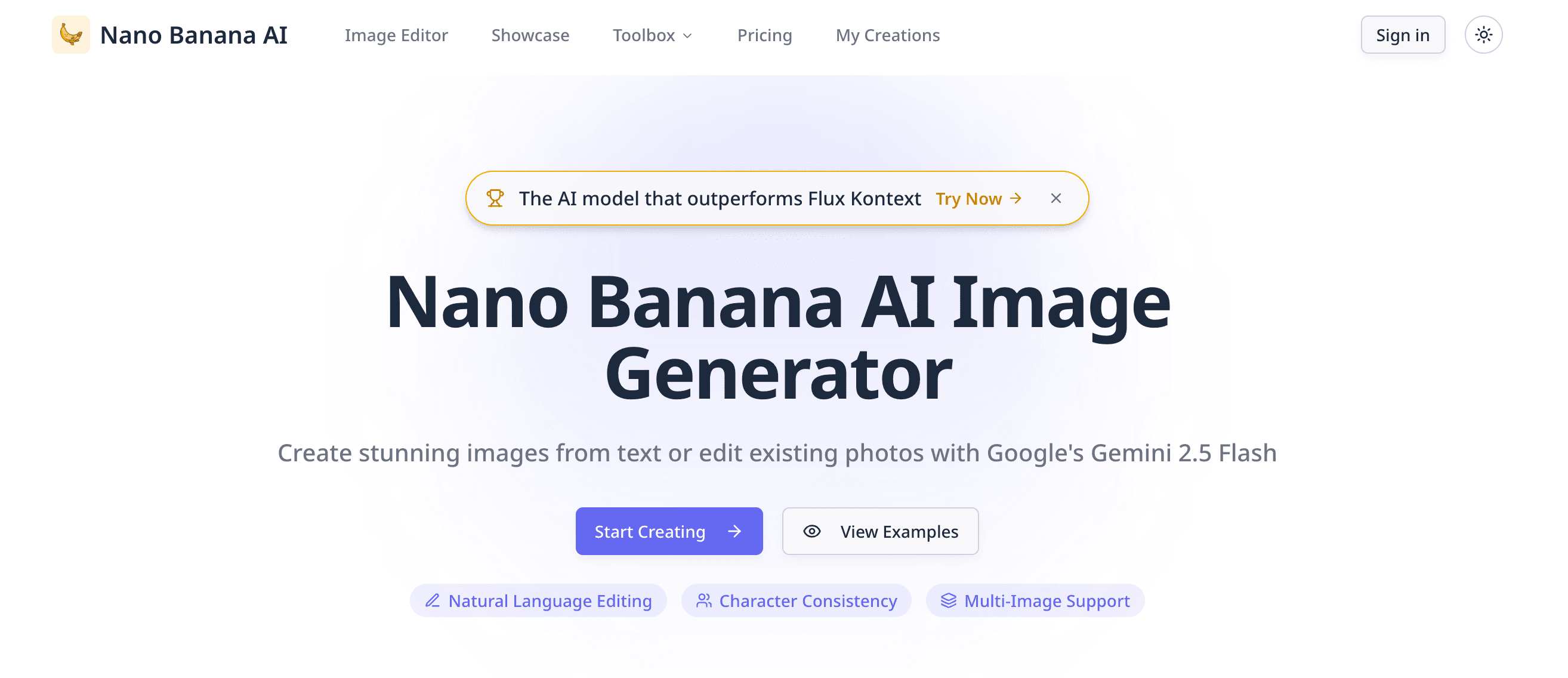 Nano Banana AI — AI Image Generator & Editor screenshot 1