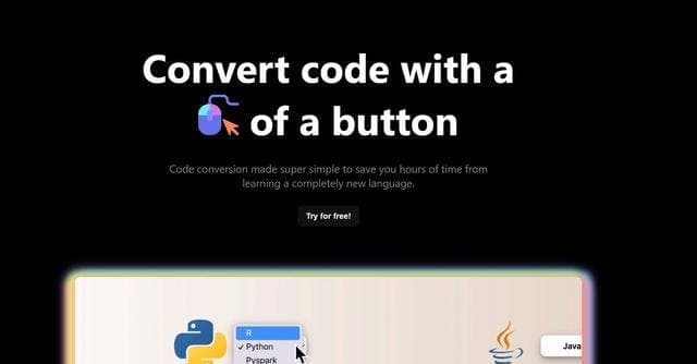 CodeConvert screenshot 1