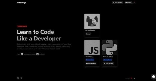 CodeAmigo screenshot 1