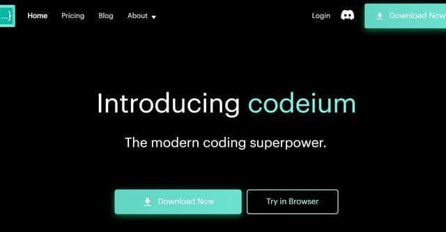 Codeium screenshot 1