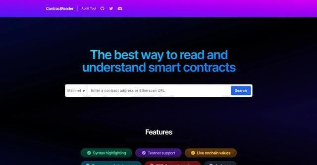 ContractReader.io screenshot 1