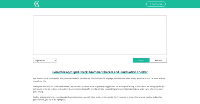 Corrector App screenshot 1