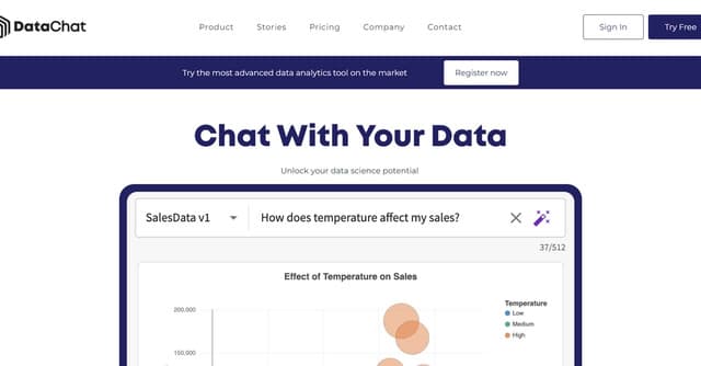 DataChat AI screenshot 1