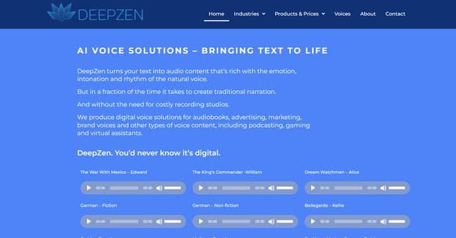 DeepZen screenshot 1