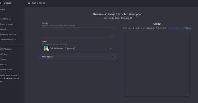 Dezgo Image Generator screenshot 1