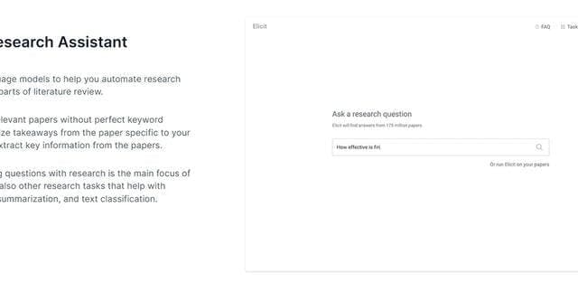 Elicit screenshot 1