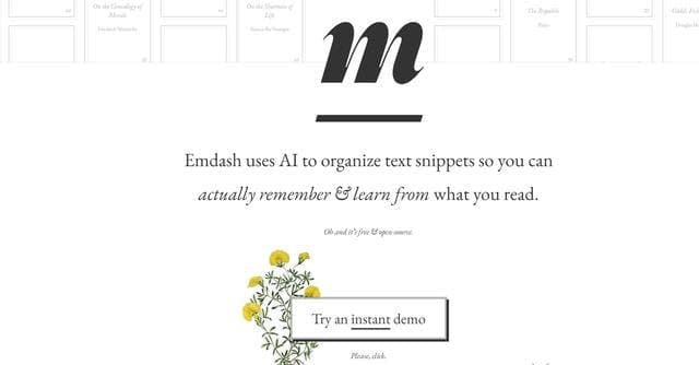 Emdash Highlights Organizer screenshot 1