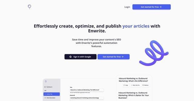 Enwrite screenshot 1