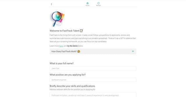 FastTrack screenshot 1