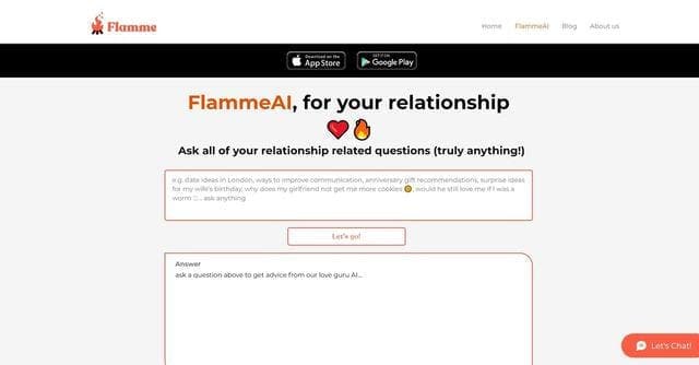 FlammeAI screenshot 1