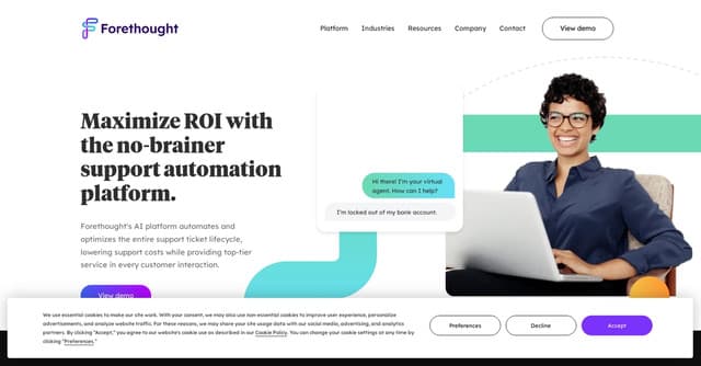 Forethought screenshot 1