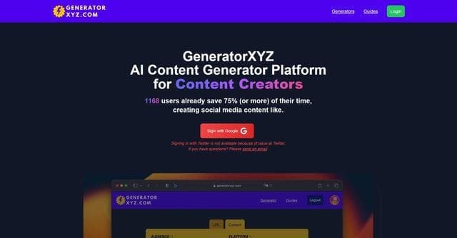 Generatorxyz screenshot 1