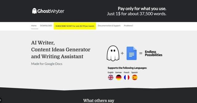 Ghostwryter screenshot 1
