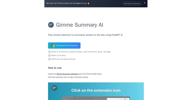 Gimme Summary AI screenshot 1
