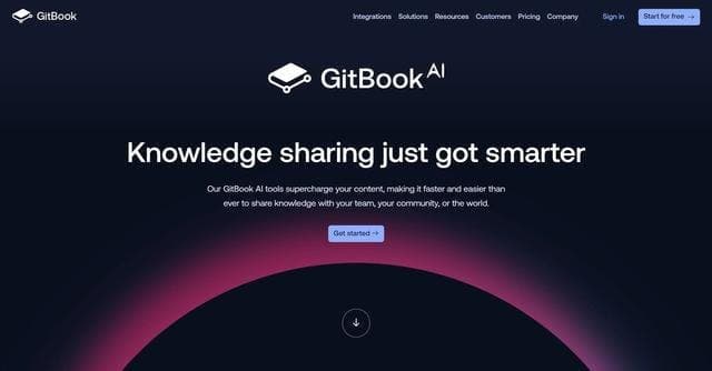 GitBook Docs screenshot 1