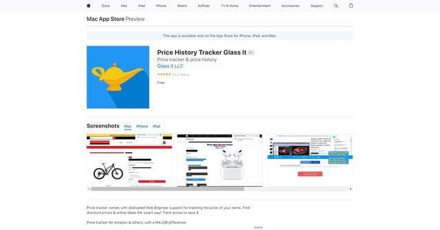 Glass It Price Tracker screenshot 1