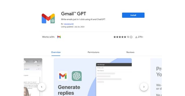 Gmail GPT screenshot 1