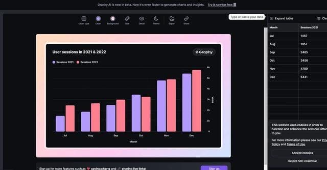 Graphy Graph Creator screenshot 1