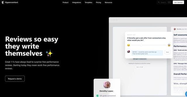Effortless Performance Reviews screenshot 1