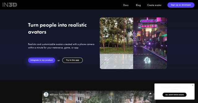 In3D screenshot 1