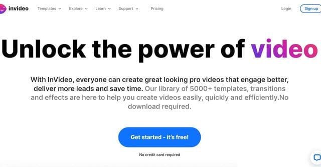 InVideo screenshot 1