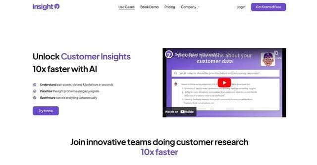 Insight7 Interview Analyzer screenshot 1