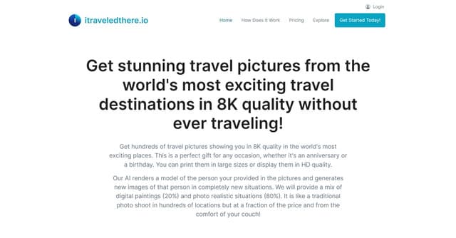Travel Photo Hub screenshot 1