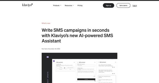 Klaviyo SMS Assistant screenshot 1