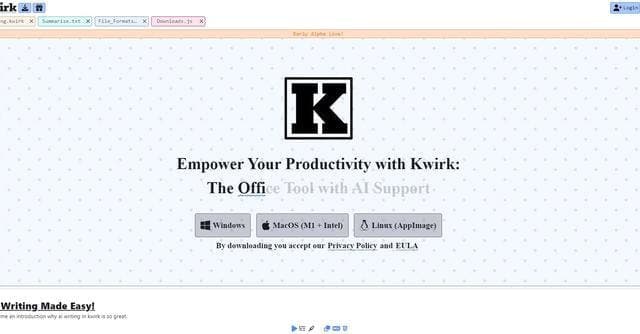 Kwirk screenshot 1