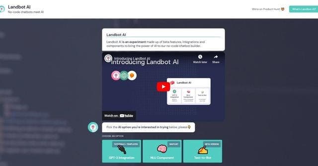 Landbot No-Code Chatbots screenshot 1