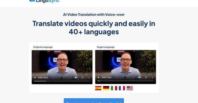 LingoSync Video Translator screenshot 1