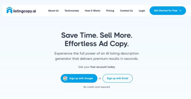 Listing Copy AI screenshot 1