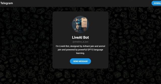 LiveAI Bot screenshot 1